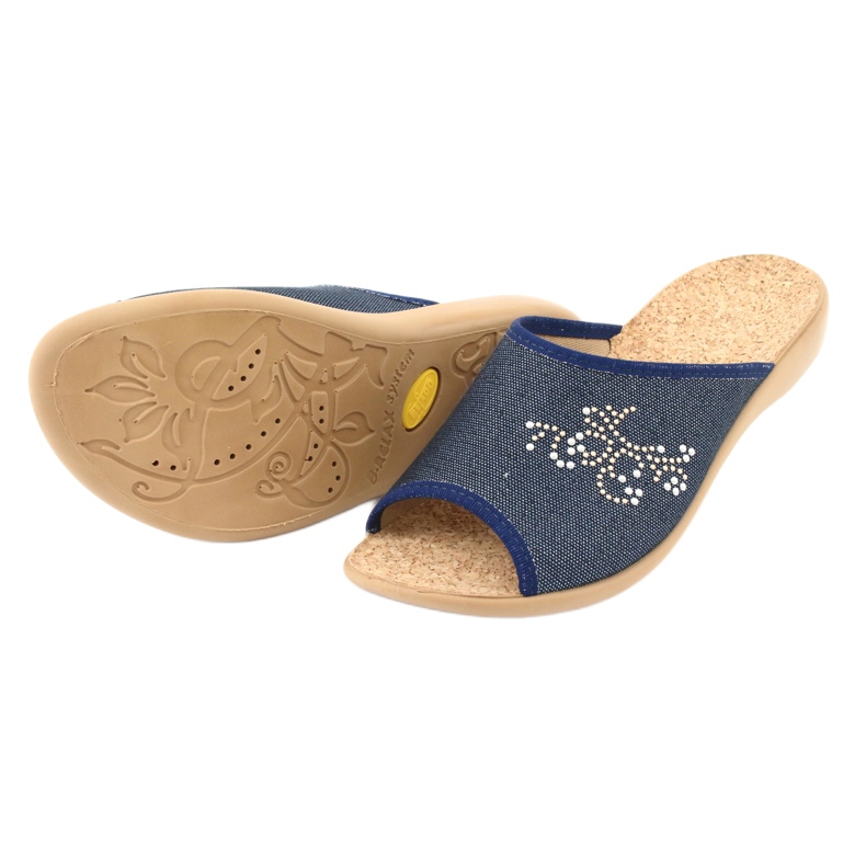 Chaussures femme Befado pu 254D107 bleu marine 4