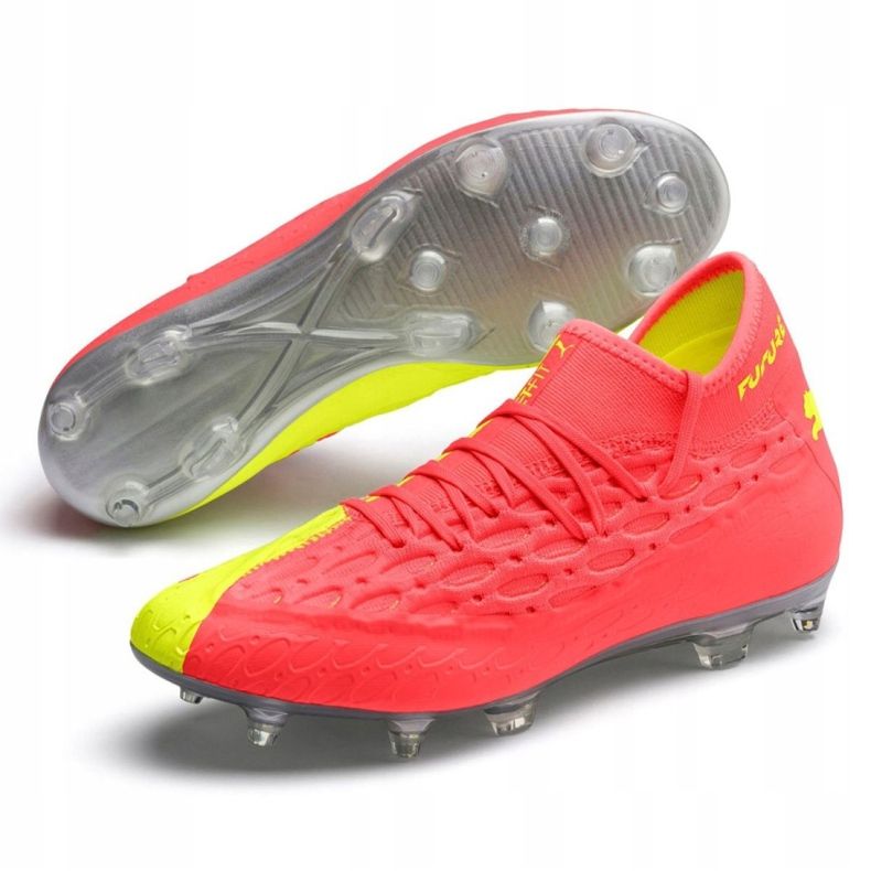 Chaussures de foot Puma Future 5.2 Netfit Osg Evo FG / AG M 106007-01 multicolore jaune 2
