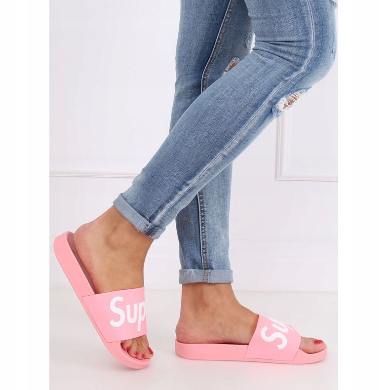 Rose Chaussons femme roses CK110 Rose 2