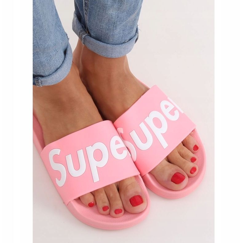 Rose Chaussons femme roses CK110 Rose 1