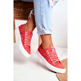Baskets Femme Big Star Rouge DD274449 2 Baskets Femme Big Star Rouge DD274449 2