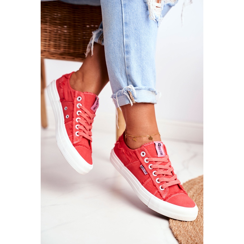 Baskets Femme Big Star Rouge DD274449 2