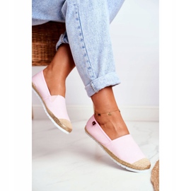 Espadrilles Femme, Semelle Tressée Rose Big Star DD274728 2