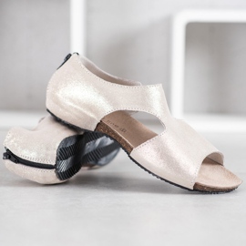 Sandales confortables VINCEZA jaune 4