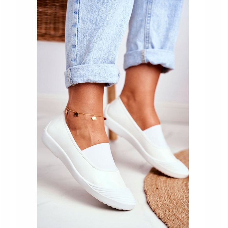 LU BOO Sneakers Slip On Slip-on Sneakers Blanc Justy blanche 2