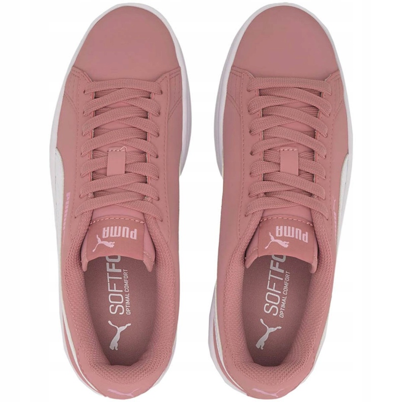 Puma Smash v2 Buck Jr 365182 21 le noir rose 1