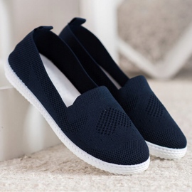Via Giulia  Baskets ajourées bleu marine 2