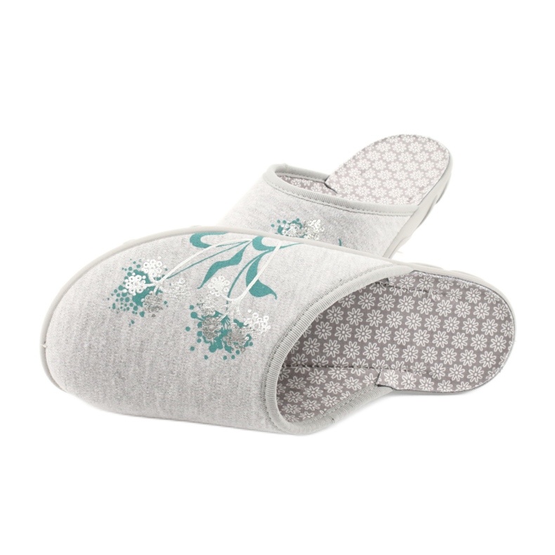 Chaussures femme Befado colorées 235D168 gris vert 4