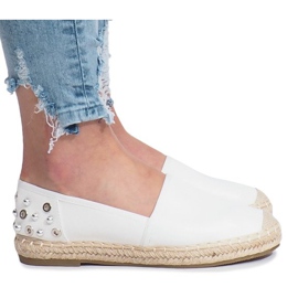 Espadrilles blanches à clous Dolita 3
