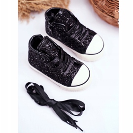 FRROCK Baskets Enfant Shiny High Black Ally le noir 2