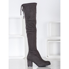 J. Star Bottes à enfiler sur un poteau gris 2 J. Star Bottes à enfiler sur un poteau gris 2