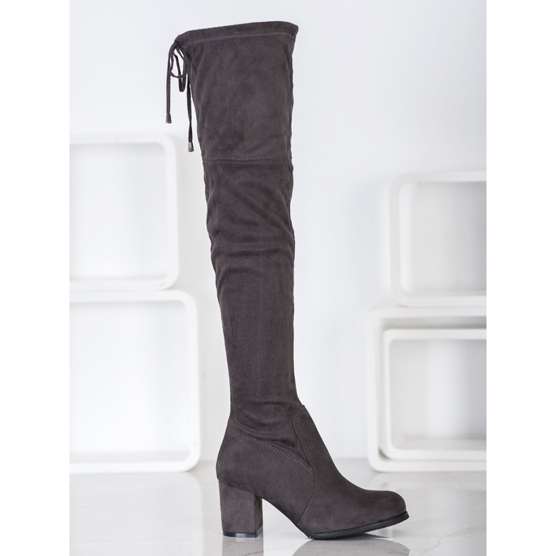 J. Star Bottes à enfiler sur un poteau gris 2 J. Star Bottes à enfiler sur un poteau gris 2