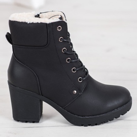 J. Star Bottes décontractées avec liens le noir 2