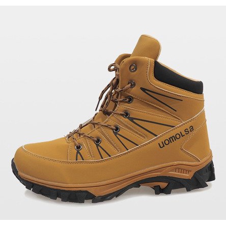 Bottes de neige isolées camel F-23-3 brun 1