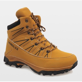Bottes de neige isolées camel F-23-3 brun 4
