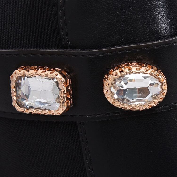 Bottines Chelsea noires, noires HE107 Noir le noir 1