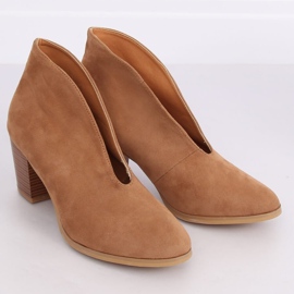 Boots transitionnelles à fente camel NS128P Camel brun 5