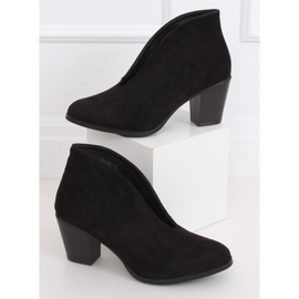 Boots noires avec une fente noire NS128P Noir le noir 3