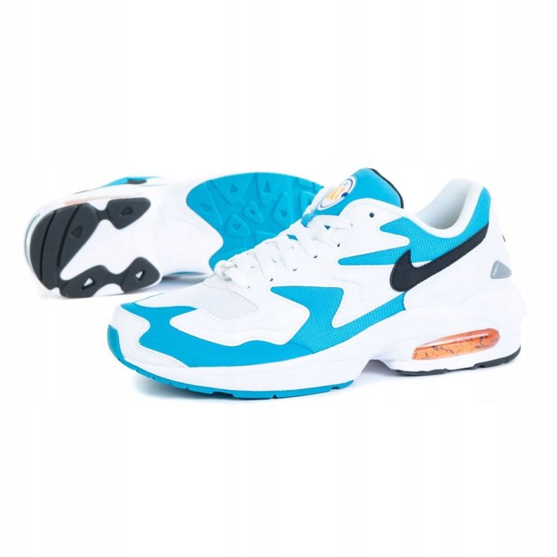 Nike Air Max2 Light M AO1741-100 blanche bleu 1