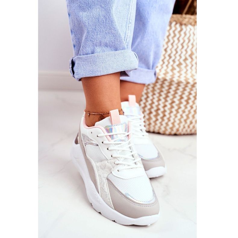 SEA Chaussures de sport pour femmes Baskets Blanc Martina 1