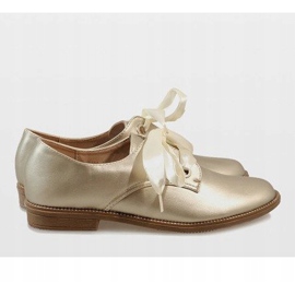 Chaussures à lacets dorées 188-233 d'or jaune 3