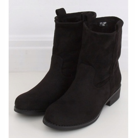Boots femme daim noir ST-18P Noir le noir 1