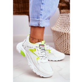 Chaussures de sport pour femmes Blanc Lu Boo Shoes Jaune Dazzle Me 1