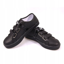Baskets Avec Velcro F-1-02 Noir le noir 2