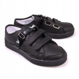 Baskets Avec Velcro F-1-02 Noir le noir 3