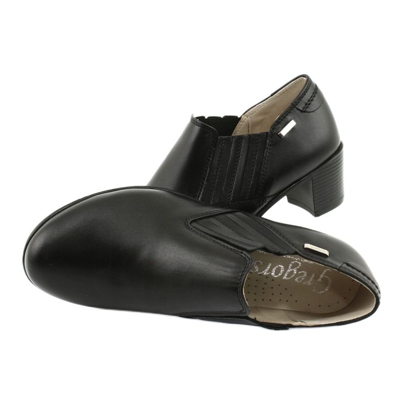 Gregors 789 chaussures sans lacets pour femmes noir 4