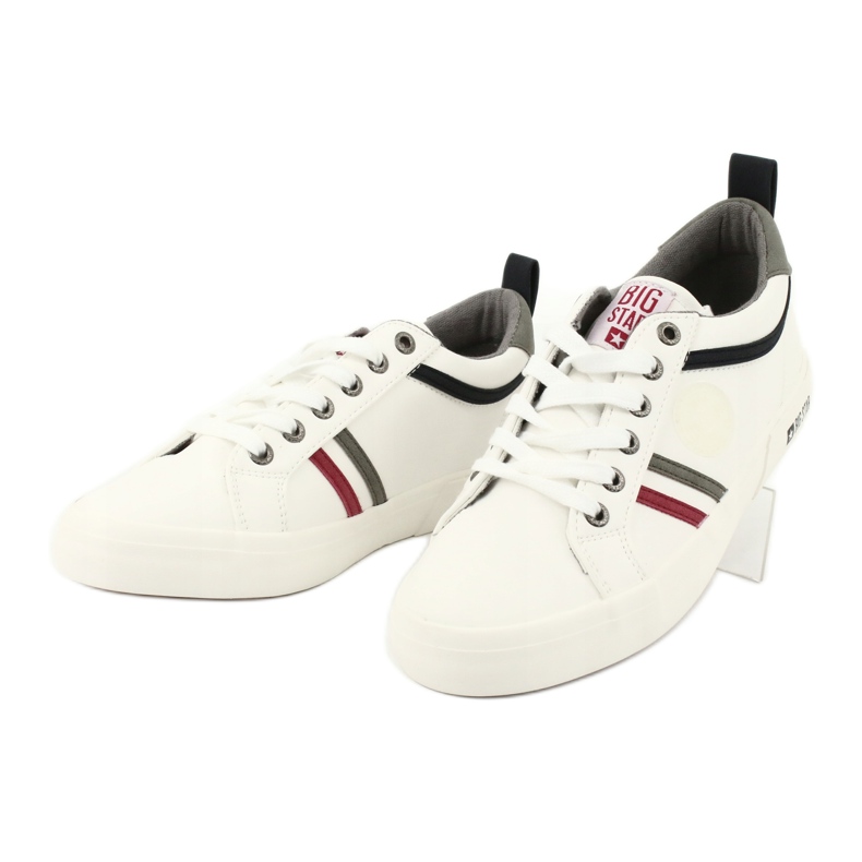 Baskets pour femmes Big Star en éco-cuir GG274187 blanc 2
