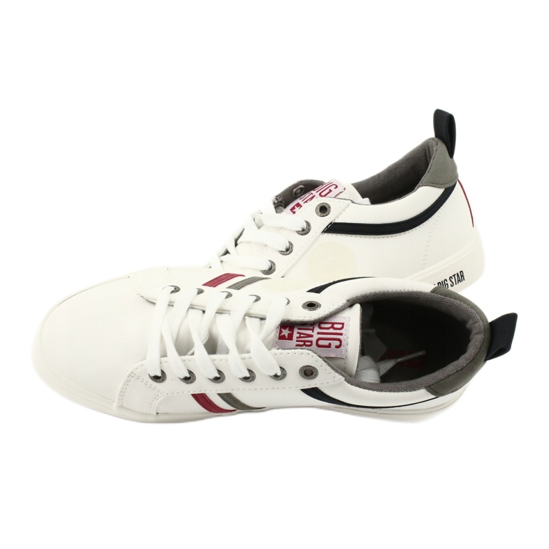 Baskets pour femmes Big Star en éco-cuir GG274187 blanc 4