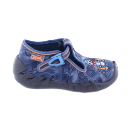 Chaussures enfant Befado 110P383 bleu marin bleu orange 1