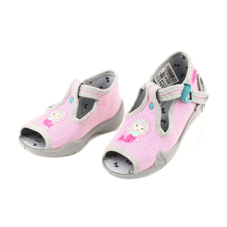 Chaussures pour enfants Befado 213P116 rose gris 2