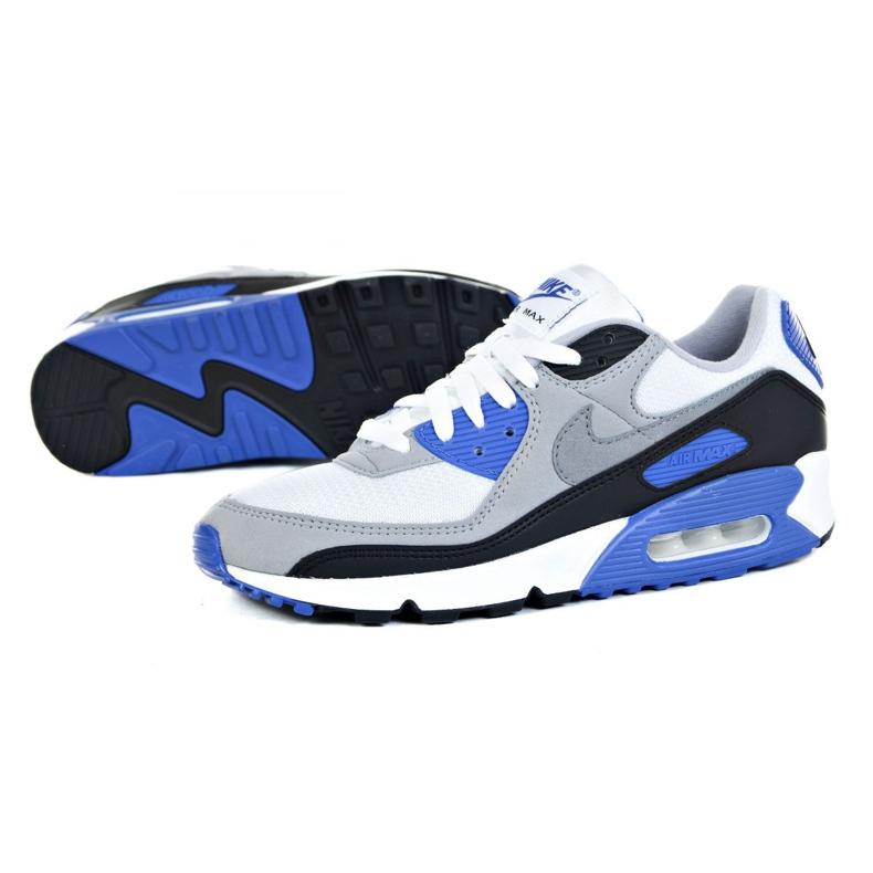 Nike Air Max 90 M CD0881-102 blanche le noir bleu gris 1