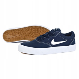 Chaussures Nike Sb Charge Cnvs Jr CQ0260-400 bleu marine gris 1