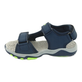 Sandales KangaRoos 18337 insert en mousse bleu marine vert 2