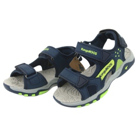 Sandales KangaRoos 18337 insert en mousse bleu marin vert 3