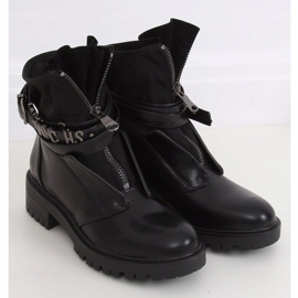 Boots sur semelle massive noire NC1050 Black le noir 1