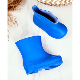 Galoches en caoutchouc bleu classique berceuse pour enfants 3