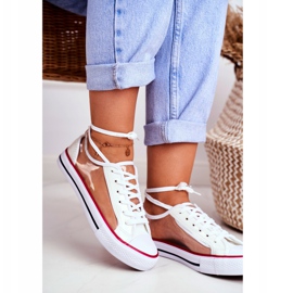 PS1 Baskets Femme Blanc Transparent Elements Grace 2