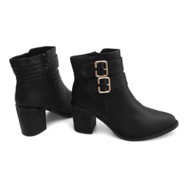 Bottes Sur Un Poteau F026 Noir le noir 3