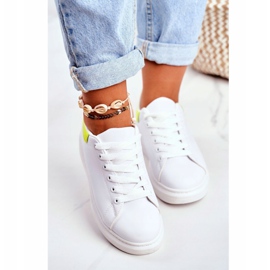 Chaussures de sport pour femmes Lu Boo Blanc Matilda jaune 1