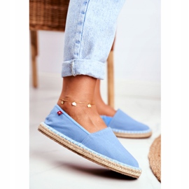 Espadrilles Femme Semelle Tressée Bleu Big Star DD274A153 2