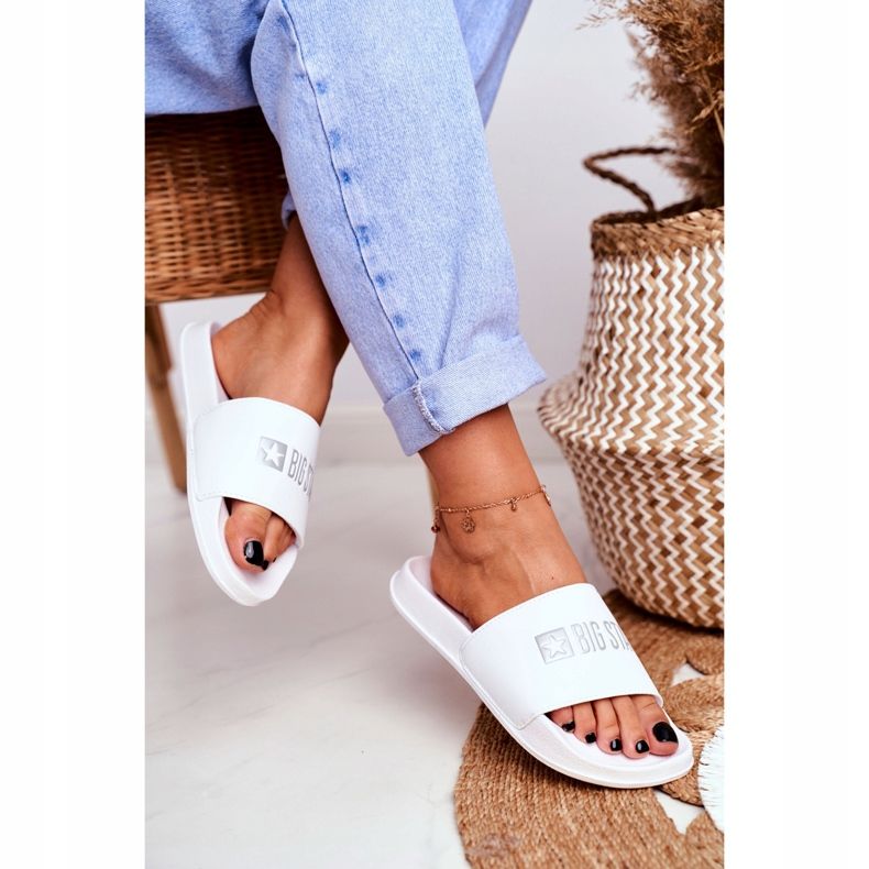 Chaussons Femme Big Star Classic Blanc GG274044 2