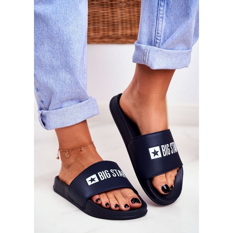 Chaussons Femme Big Star Classic Bleu Marine GG274043 1