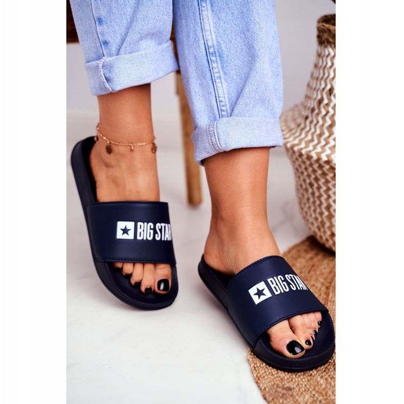 Chaussons Femme Big Star Classic Bleu Marine GG274043 2