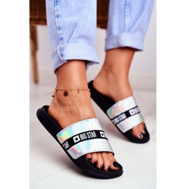 Chaussons Femme Big Star Argent Holo GG274005 gris 1