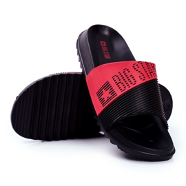Chaussons Homme Big Star Caoutchouc Noir GG174913 le noir rouge 1 Chaussons Homme Big Star Caoutchouc Noir GG174913 le noir rouge 1