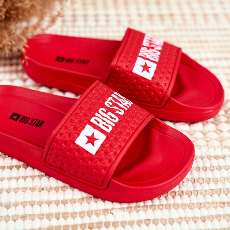 Chaussons Enfant Big Star Rouge Matelassé GG374801 2